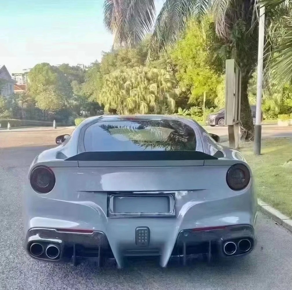 DMC Style Spoiler Rear Wing High Quality Fast Delivery Dry Carbon Fiber Body Kits for  F12